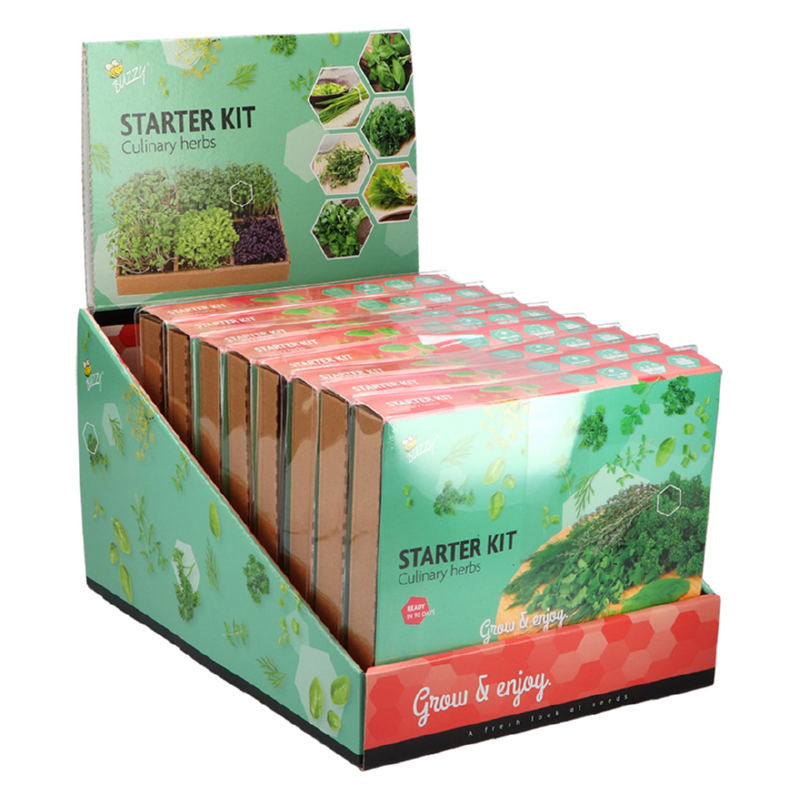 Buzzy® Display Starter kit Culinary Kräutersamen